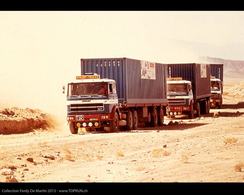 TOPRUN - Road Transport history - Holland to Middle-East 1960-19