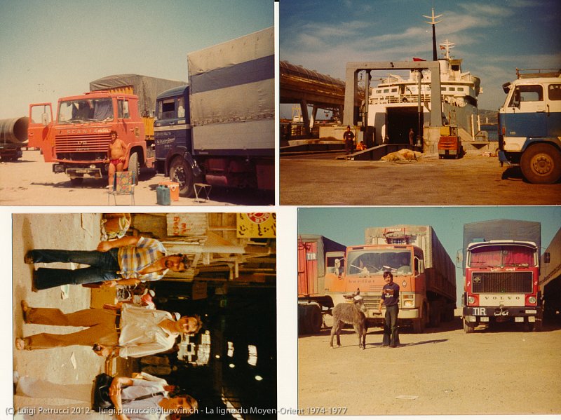 La ligne diu Moyen-Orient de 1974 à 1977