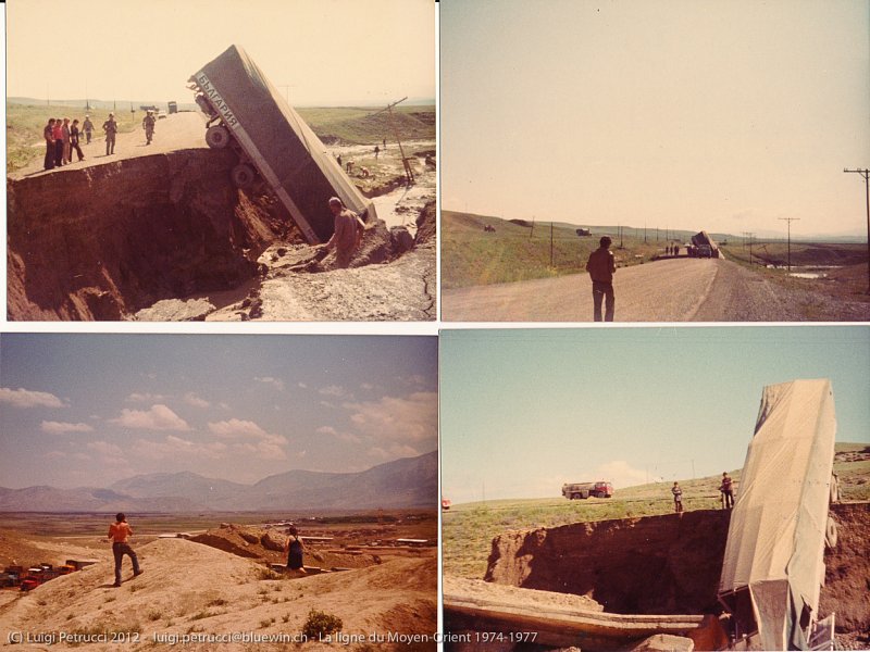 La ligne diu Moyen-Orient de 1974 à 1977