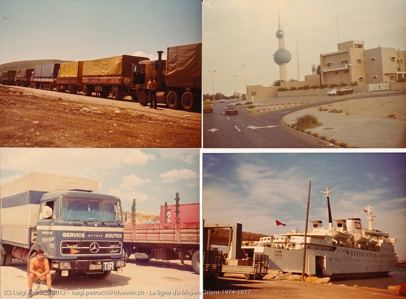 La ligne diu Moyen-Orient de 1974 à 1977
