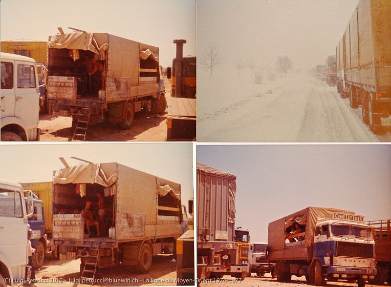 La ligne diu Moyen-Orient de 1974 à 1977