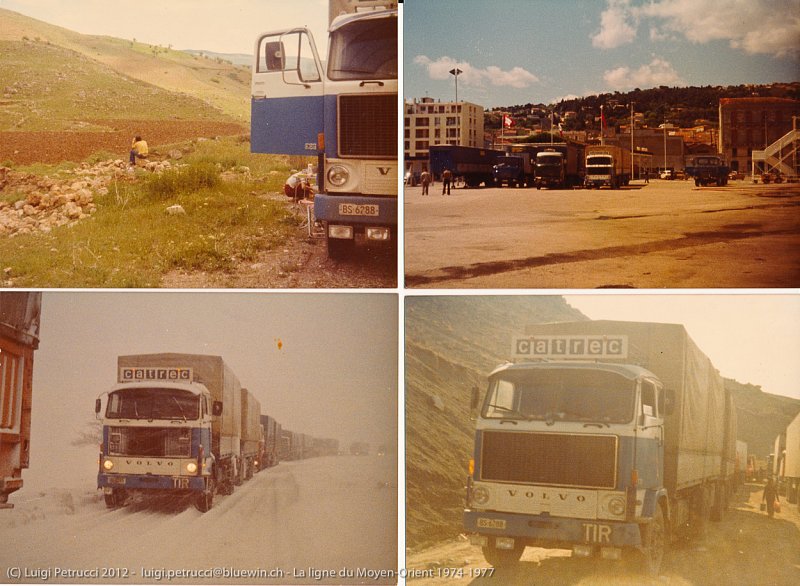 La ligne diu Moyen-Orient de 1974 à 1977