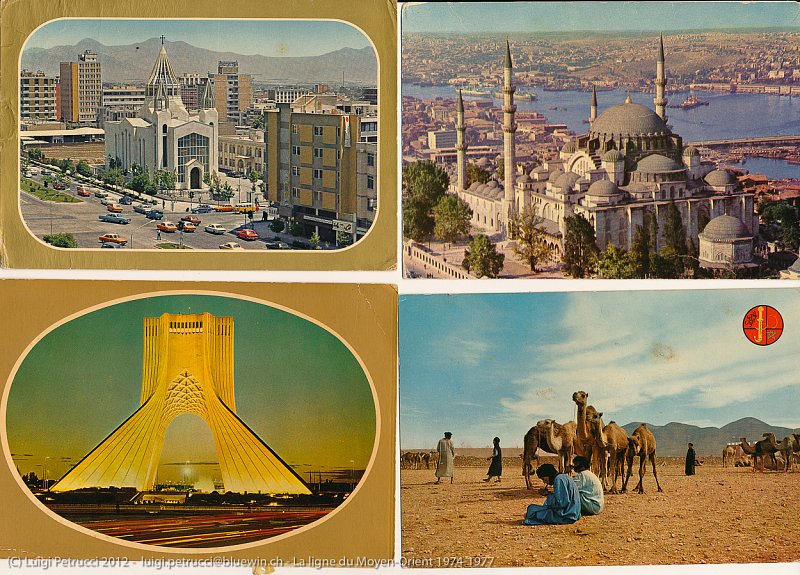 La ligne diu Moyen-Orient de 1974 à 1977