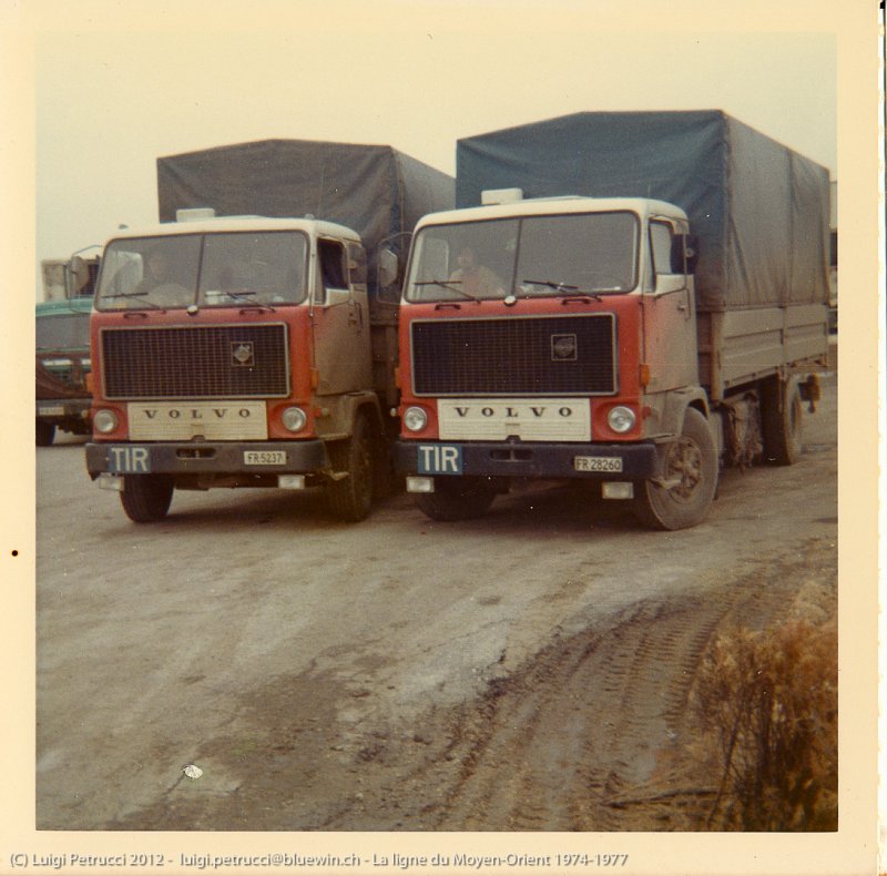 La ligne diu Moyen-Orient de 1974 à 1977
