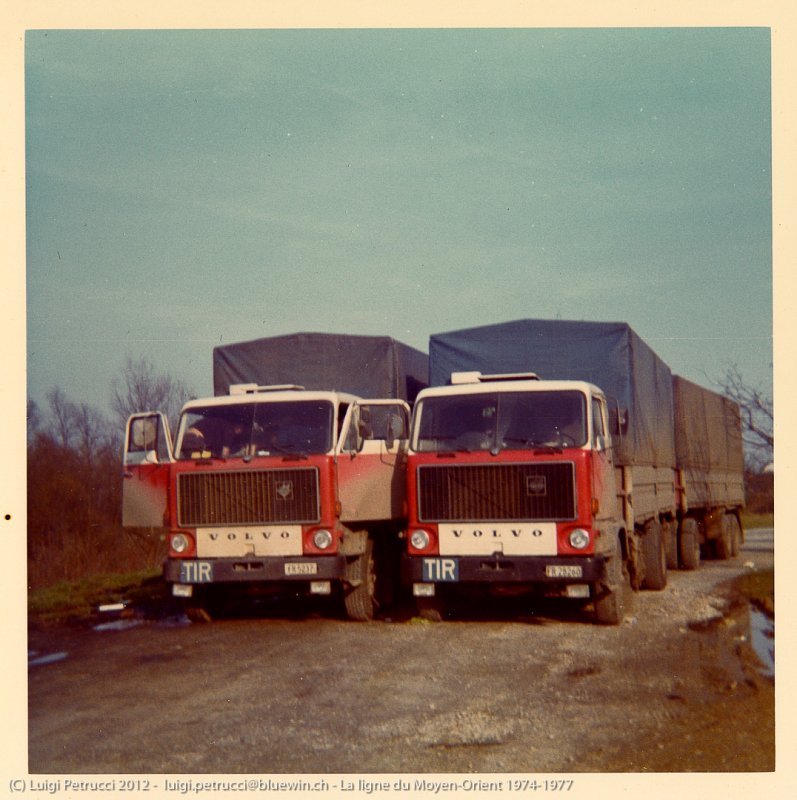 La ligne diu Moyen-Orient de 1974 à 1977