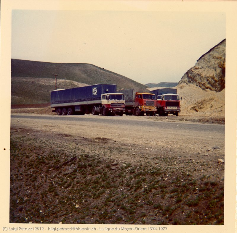 La ligne diu Moyen-Orient de 1974 à 1977