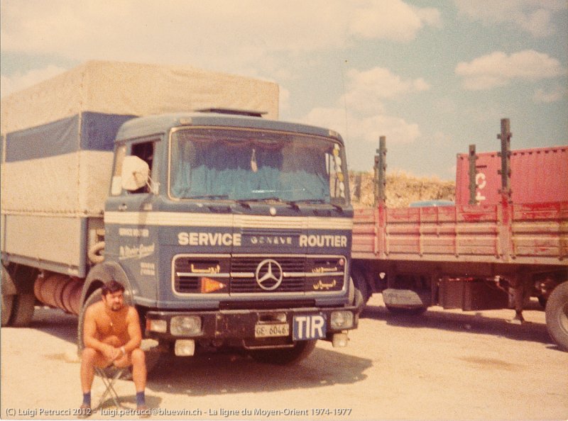 La ligne diu Moyen-Orient de 1974 à 1977