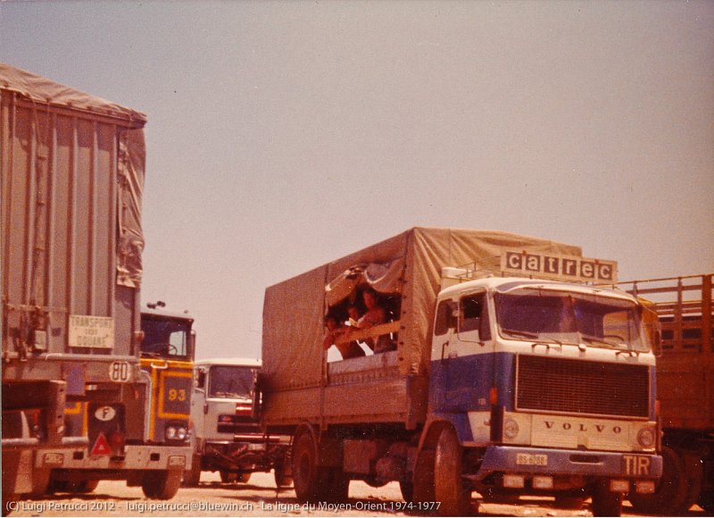 La ligne diu Moyen-Orient de 1974 à 1977
