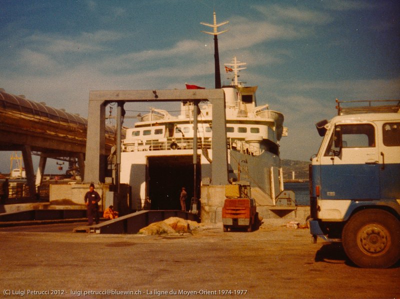 La ligne diu Moyen-Orient de 1974 à 1977