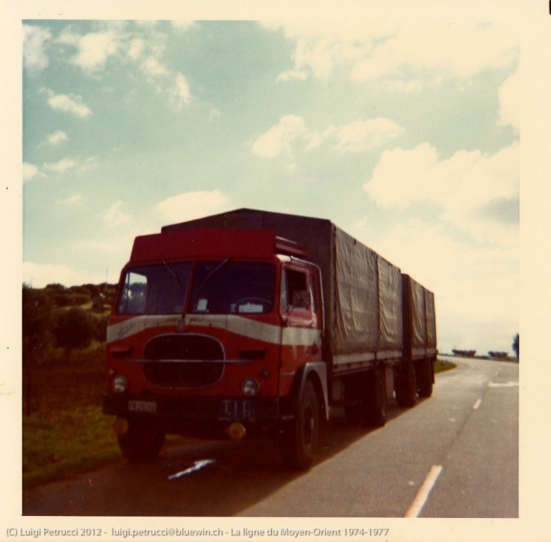 La ligne diu Moyen-Orient de 1974 à 1977