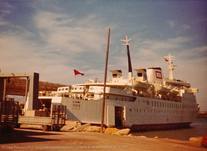 La ligne diu Moyen-Orient de 1974 à 1977