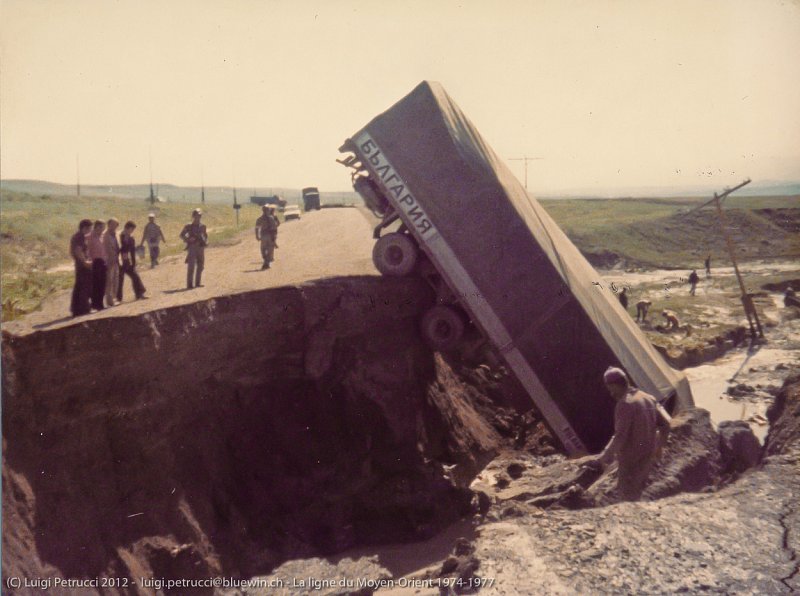 La ligne diu Moyen-Orient de 1974 à 1977