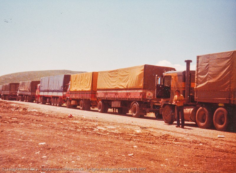 La ligne diu Moyen-Orient de 1974 à 1977