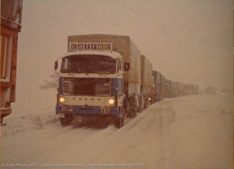 La ligne diu Moyen-Orient de 1974 à 1977