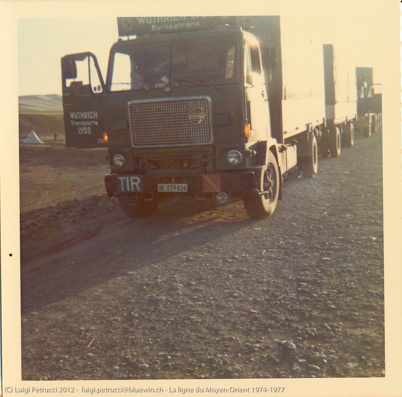 La ligne diu Moyen-Orient de 1974 à 1977