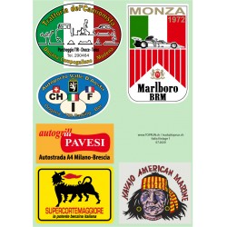 ITALIA Vintage - 6 Stickers