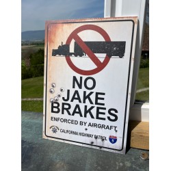 No Jake Brakes - Panneau PVC